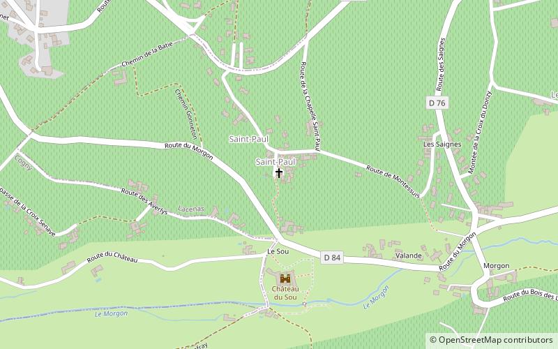 Chapelle Saint-Paul location map