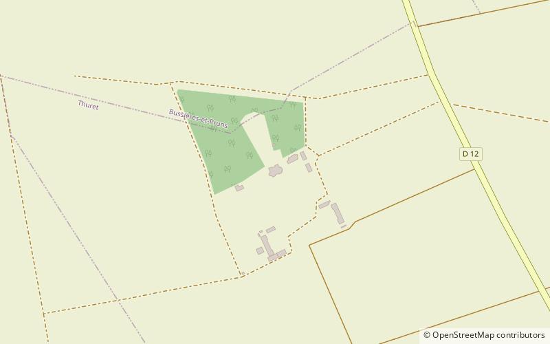 chateau de la caniere location map