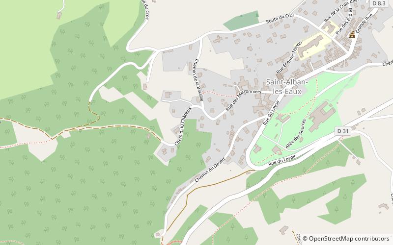 Saint-Alban-les-Eaux location map