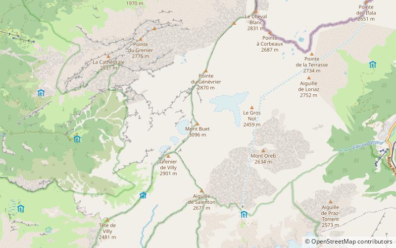 Mont Buet location map