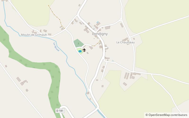 Londigny location map