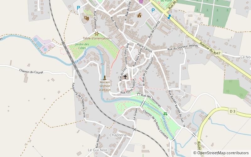 Église de l'Assomption-de-la-Très-Sainte-Vierge de Bellac location map