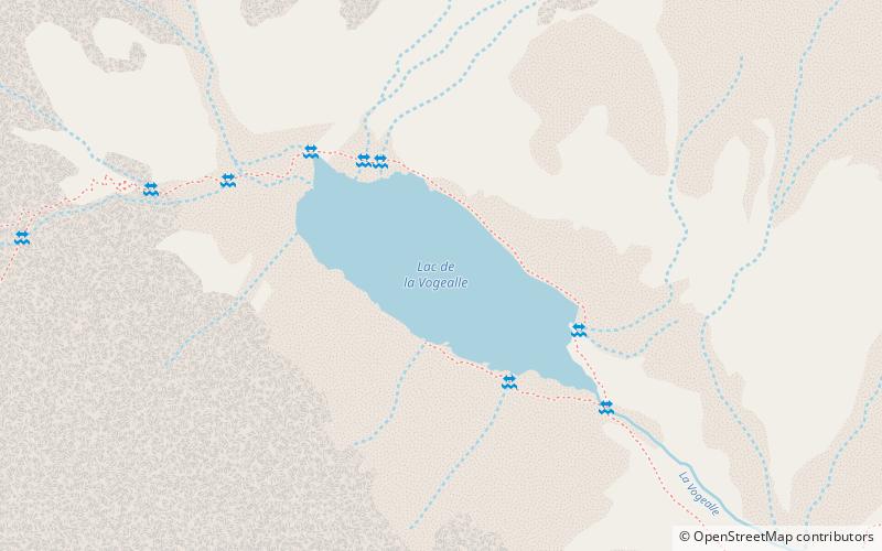 Lac de la Vogealle location map