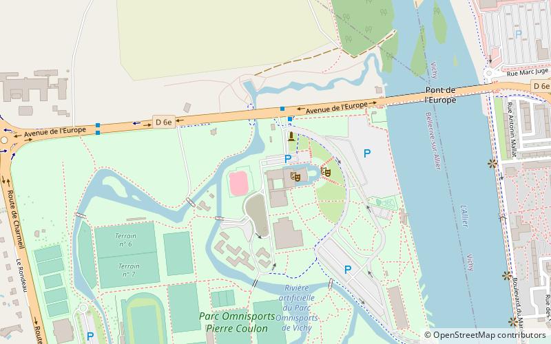 Centre Omnisports de Vichy location map