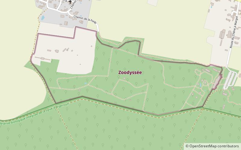 Zoodyssée location map