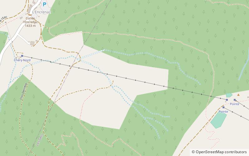 mont chery location map