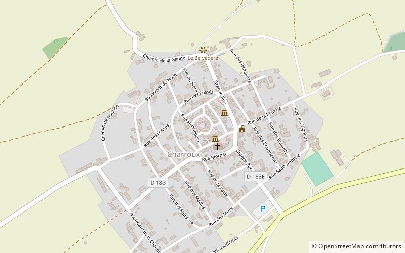 Cour des Dames location map