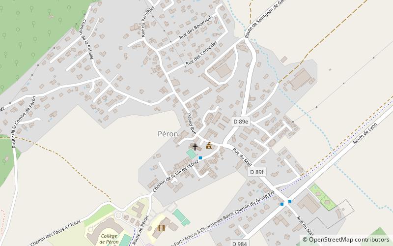 Péron location map