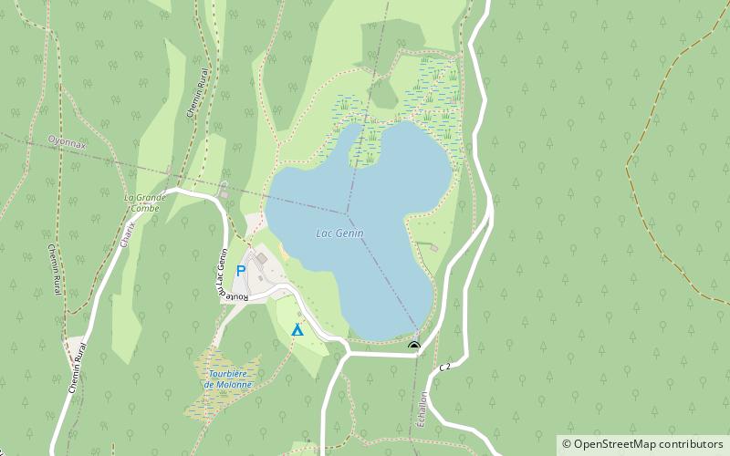 Lac Genin location map