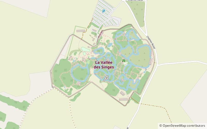La Vallée des Singes location map
