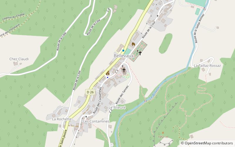 Croix de Bellevaux location map