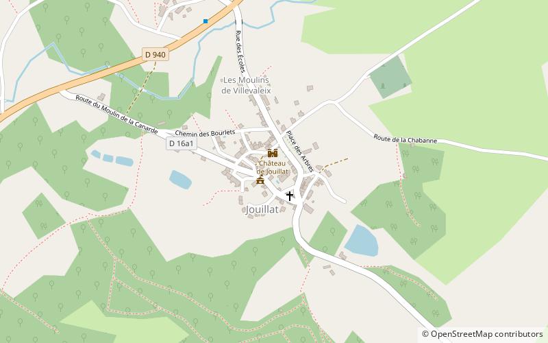 Jouillat location map