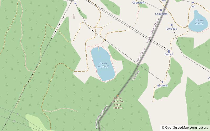 lac de la mouille location map