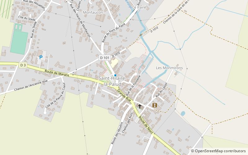 Saint-Hilaire-la-Palud location map