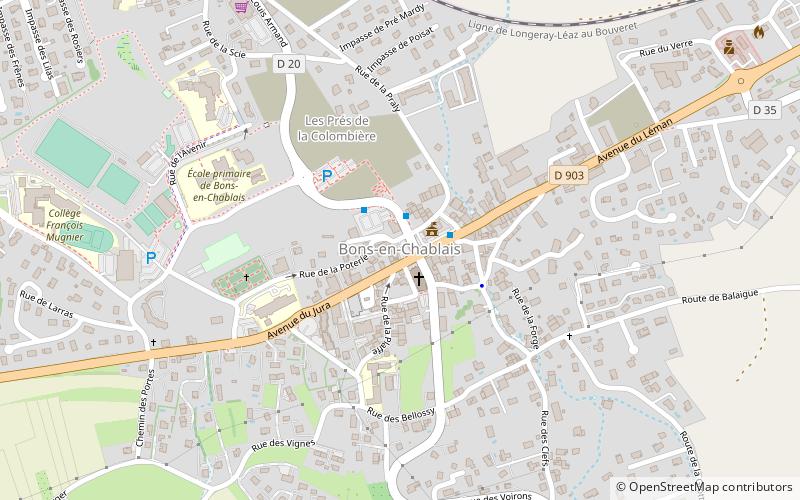 Bons-en-Chablais location map