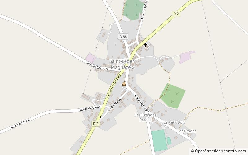 Saint-Léger-Magnazeix location map