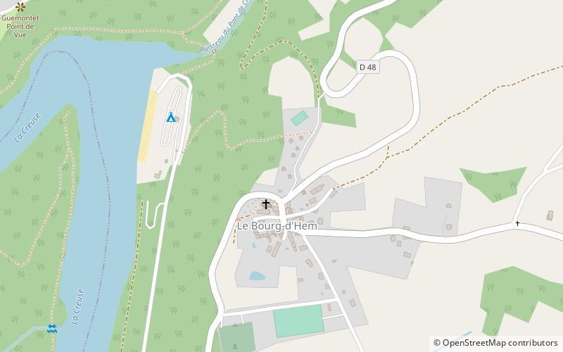 Le Bourg-d’Hem location map