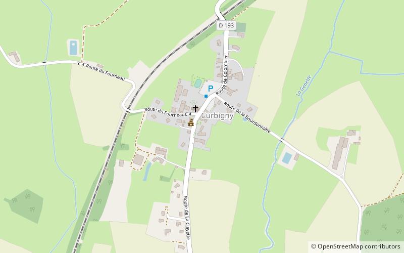 Curbigny location map