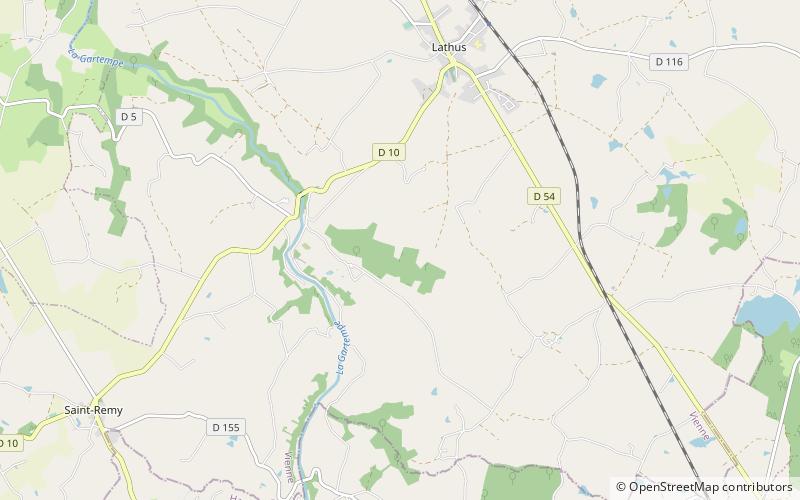 Lathus-Saint-Rémy location map