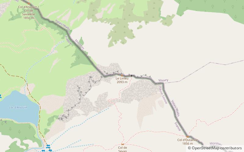 Le Linleu location map