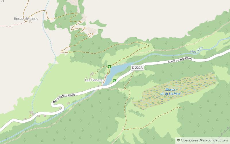 Lac de Fontaine location map