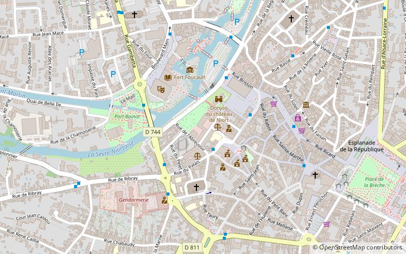 Hôtel de préfecture des Deux-Sèvres location map