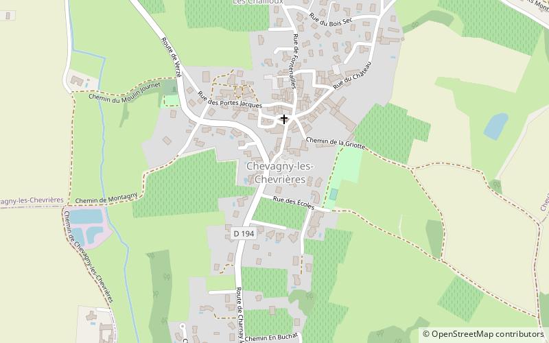 Chevagny-les-Chevrières location map