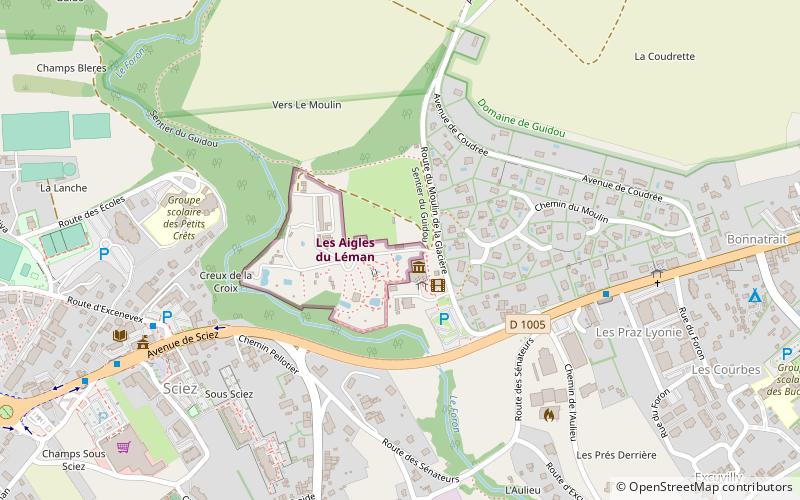 Parc loisirs : Les aigles du Léman location map