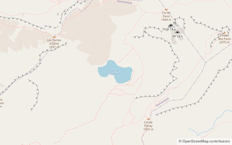 Lac de Darbon location map