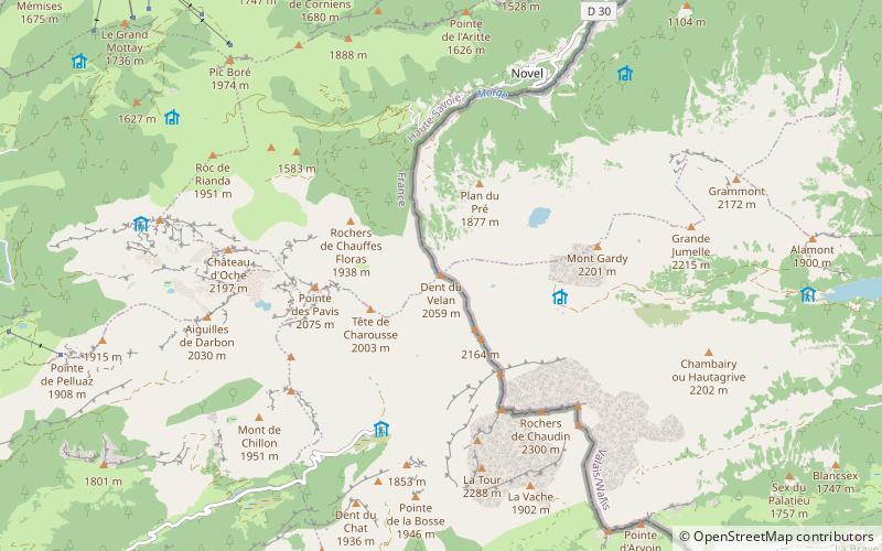 Dent du Lan location map