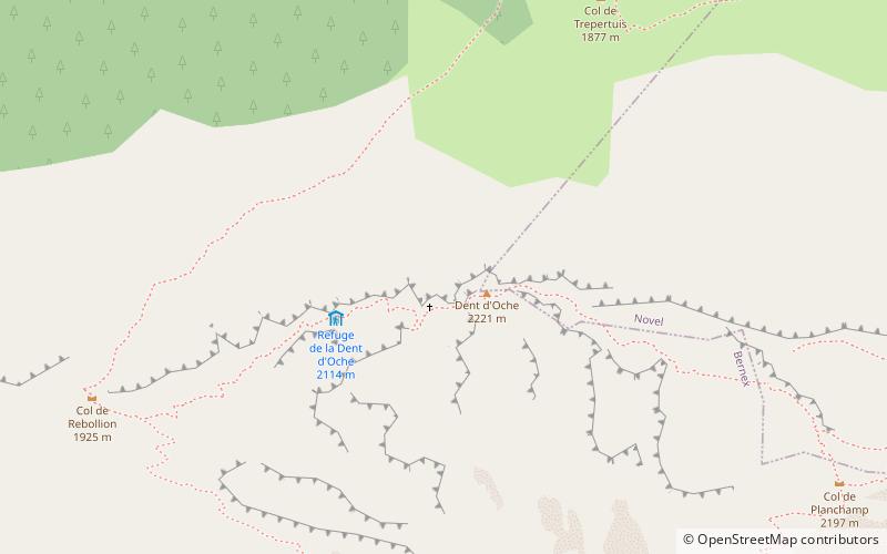 Dent d'Oche location map