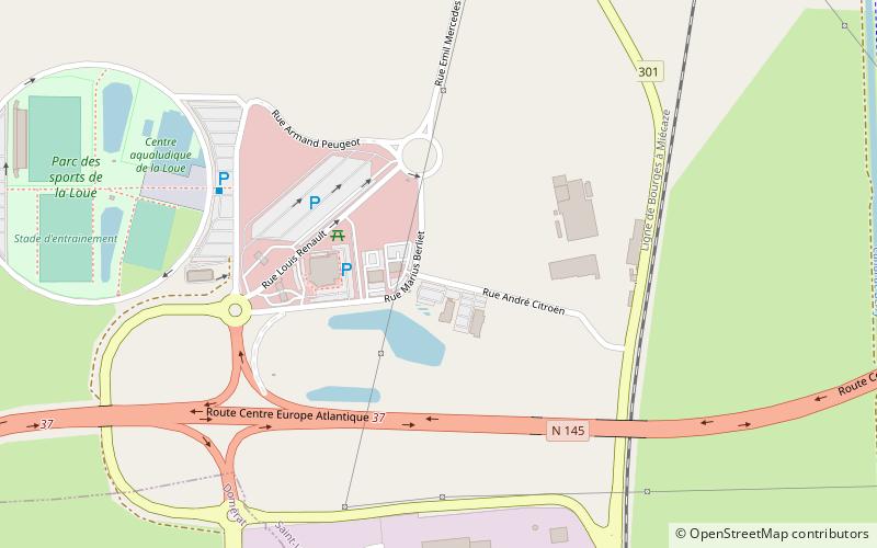 Saint-Victor location map