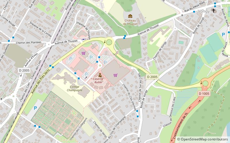 Shopping Léman location map