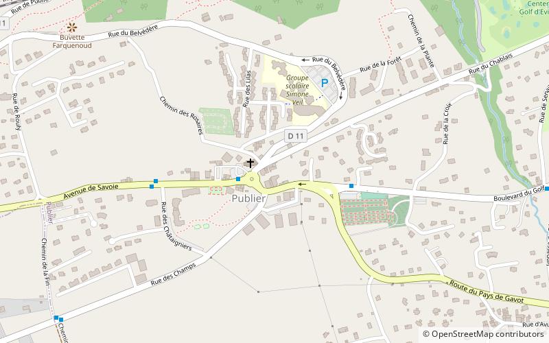 Publier location map