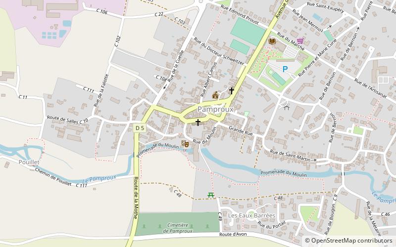 Église Saint-Maixent location map