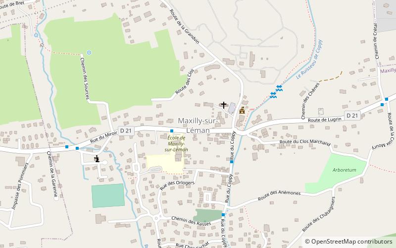 Maxilly-sur-Léman location map