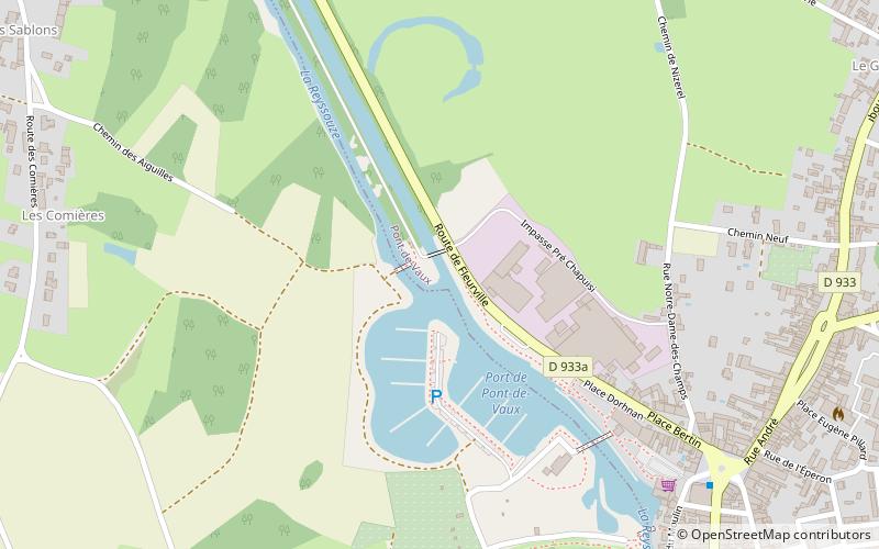 Canal de Pont-de-Vaux location map