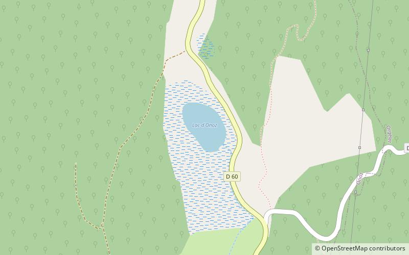 Lac d'Onoz location map