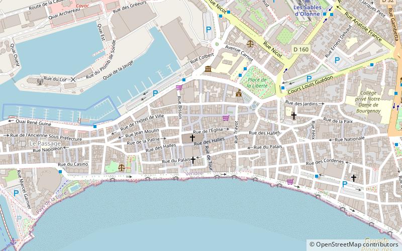 rue de lharmonie les sables dolonne location map