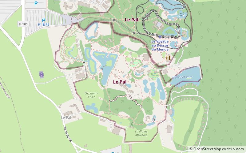 Le PAL location map