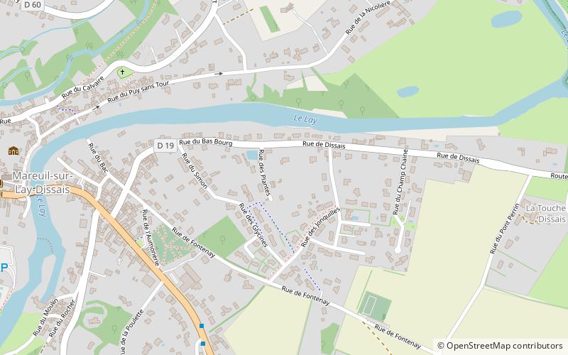 Mareuil-sur-Lay-Dissais location map