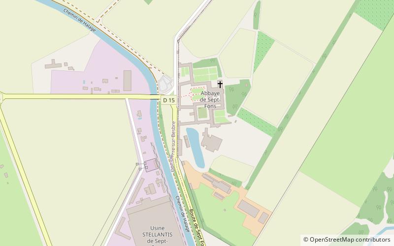 Abbaye de Sept-Fons location map