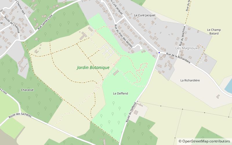 jardin botanico universitario de poitiers location map