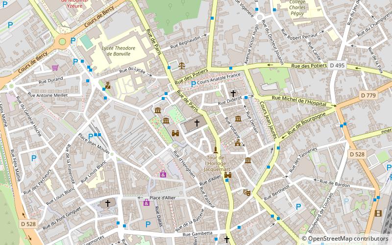 Kathedrale von Moulins location map