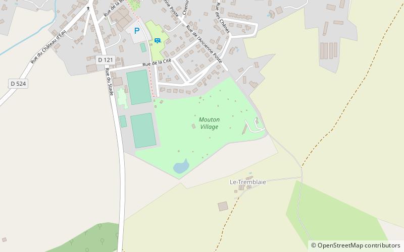 Mouton Village location map