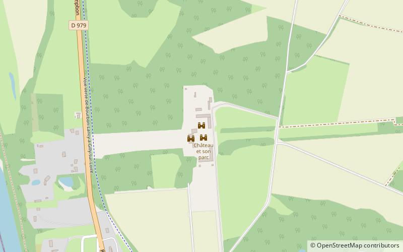 Château de Saint Aubin location map