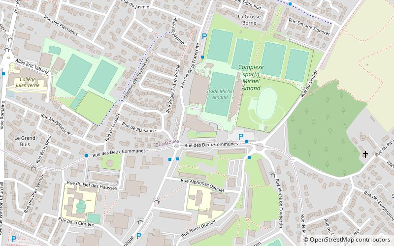 Stade Michel-Amand location map