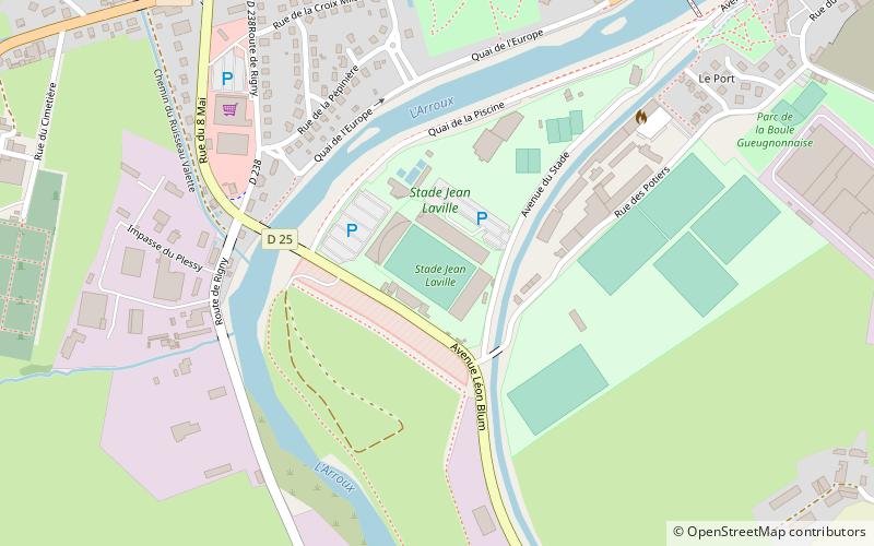 Stade Jean-Laville location map