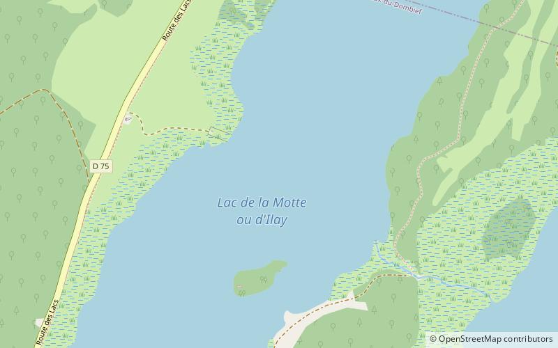 Lac d'Ilay location map