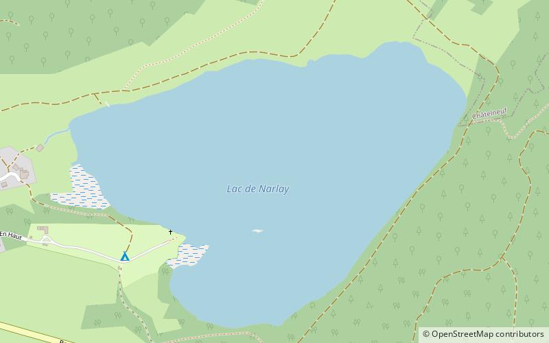 Lac de Narlay location map